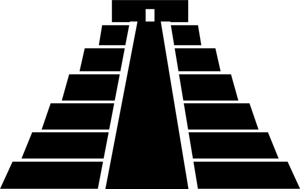 金字塔结构图标图片下载