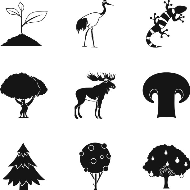 自然动画图标设置简单的样式图片下载