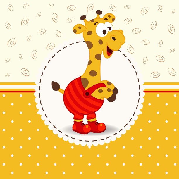 长颈鹿在裤子图片下载