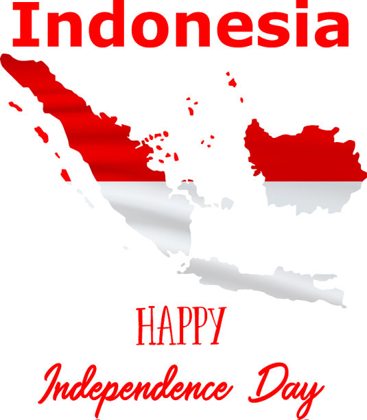 8月17日印度尼西亚独立日的背景图片下载