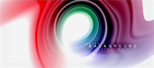 彩虹流体颜色抽象背景扭曲图片下载