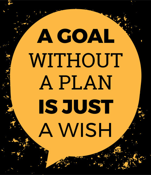 没有计划的目标只是一个愿望图片下载