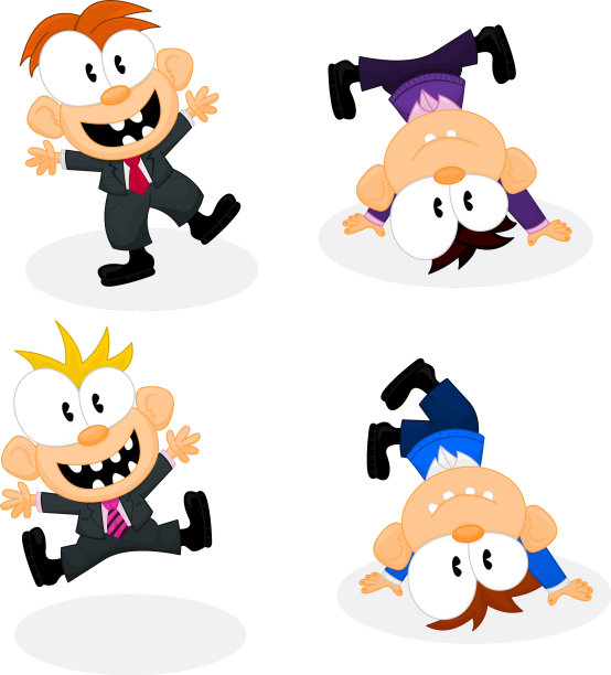 卡通办公室人员图片下载