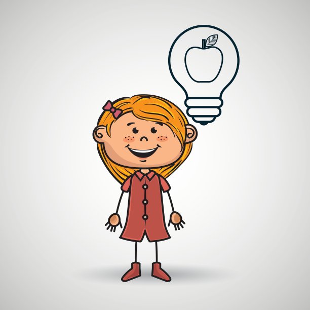 女孩的想法齿轮图标图片下载