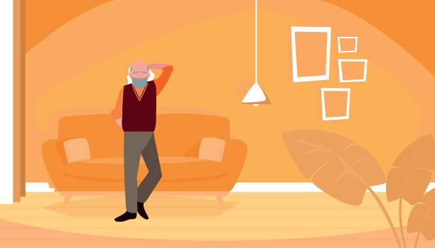 快乐爷爷奶奶日平设计图片下载