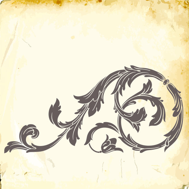 巴洛克复古元素的设计图片下载