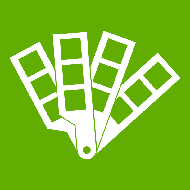 调色板指南图标为绿色图片下载