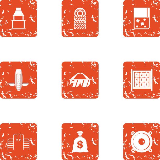 金钱公园图标设置垃圾摇滚风格图片下载