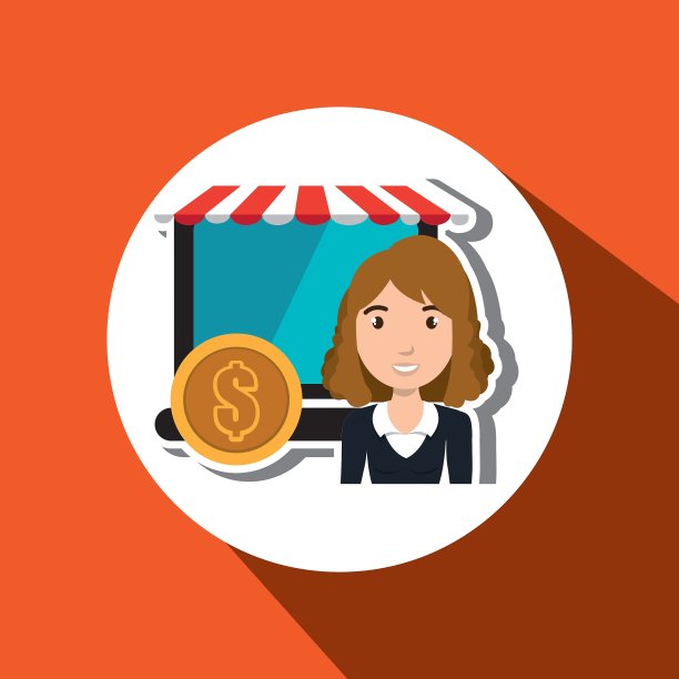 网上女子商店标志图片下载