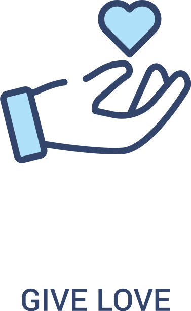 给爱情概念2彩色图标简单的线条图片下载