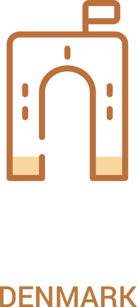 丹麦概念2彩色图标简单线条图片下载