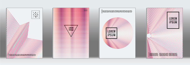 海报设计的几何线条图案图片下载