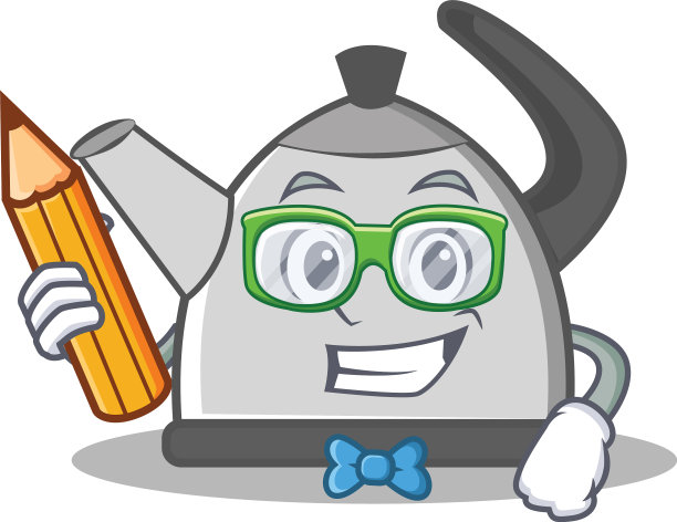 学生水壶人物卡通风格图片下载