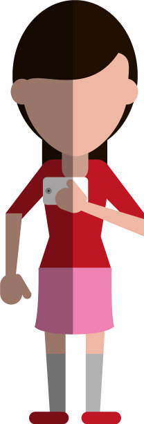 使用智能手机图标图像的无脸人图片下载