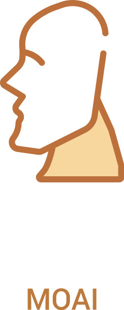 Moai概念2彩色图标简单的线条元素图片下载