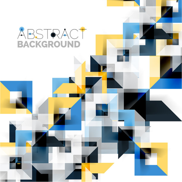 现代方形几何图案设计上的白色图片下载