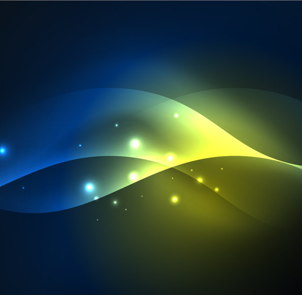 霓虹灯照亮波图片下载