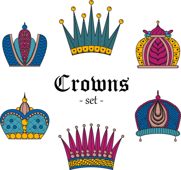 一套皇冠设计图片下载