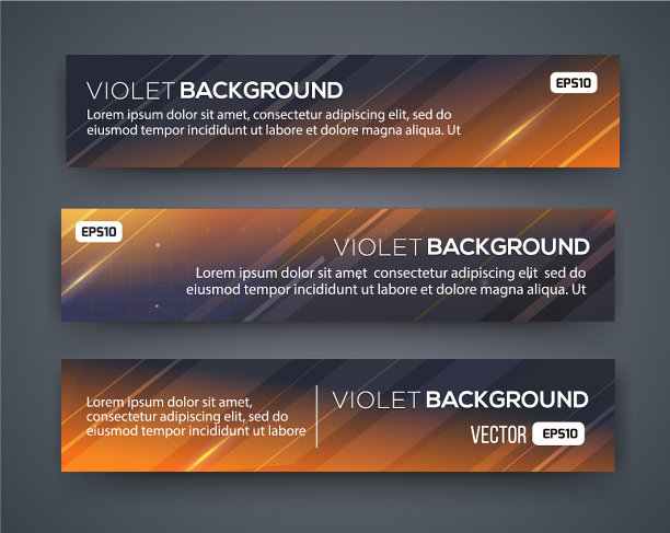 抽象横幅eps10背景图片下载