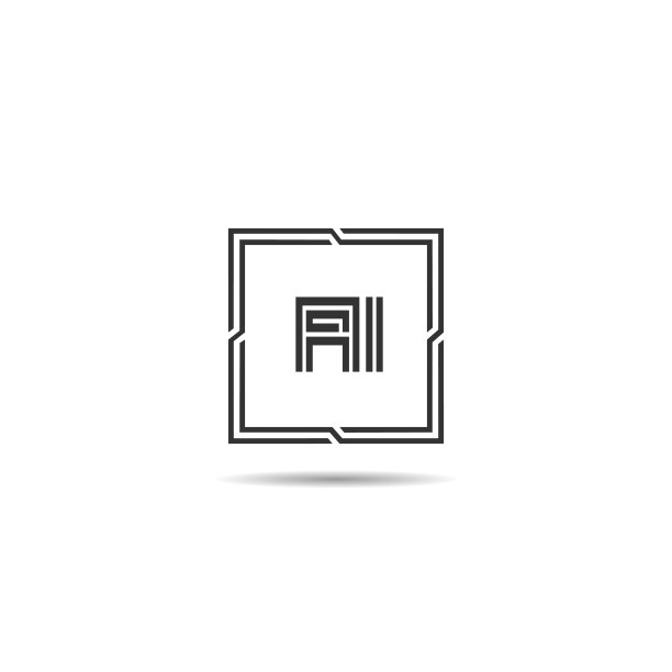字母AI logo模板设计图片下载