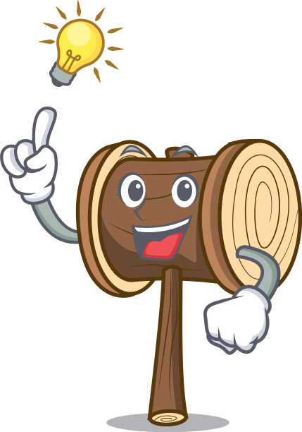 想不想棒槌吉祥物卡通风格图片下载