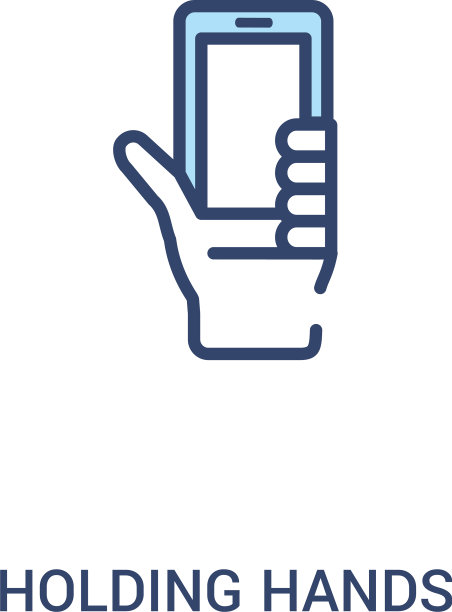 牵手概念2彩色图标简单线条图片下载