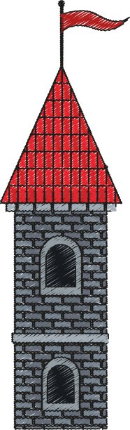 中世纪城堡图标图片下载