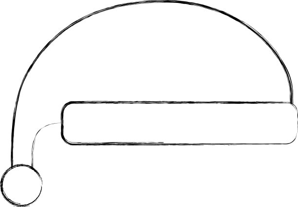 圣诞帽衣服装饰的圣诞老人图片下载