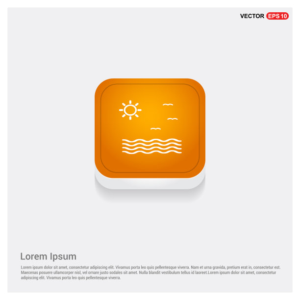 海滩上的图标图片下载