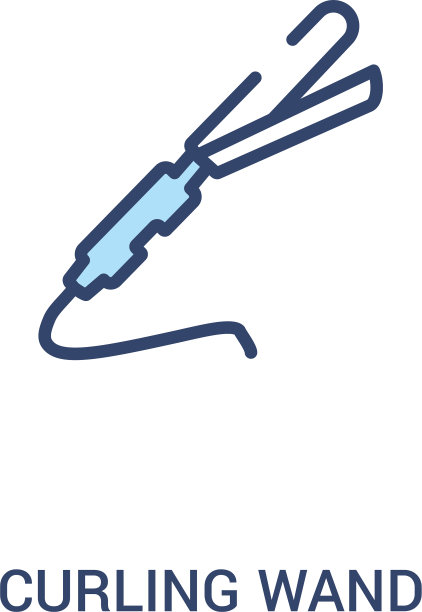 冰壶棒概念2彩色图标简单线条图片下载