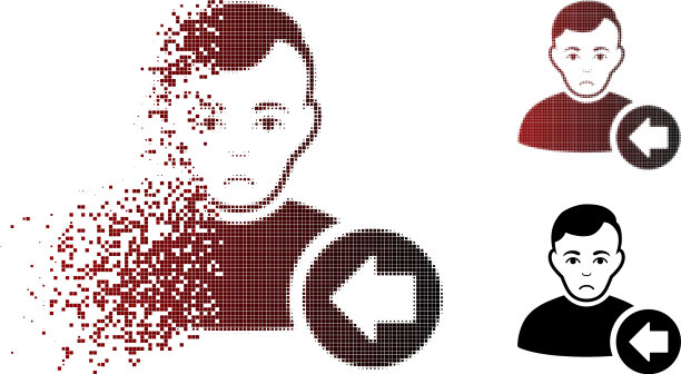 不愉快的像素分裂半色调前用户图片下载