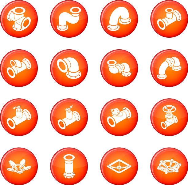 管道构造器图标设置为红色图片下载