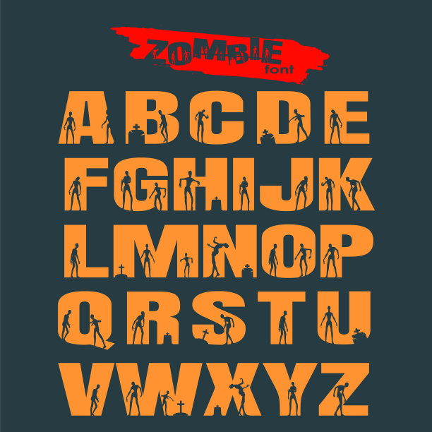 装饰字母字体图片下载