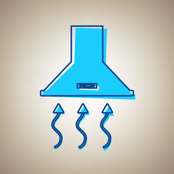 排烟罩、抽油烟机、厨房通风标志图片下载