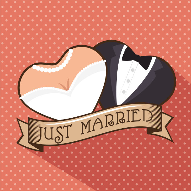 婚礼标志设计图片下载