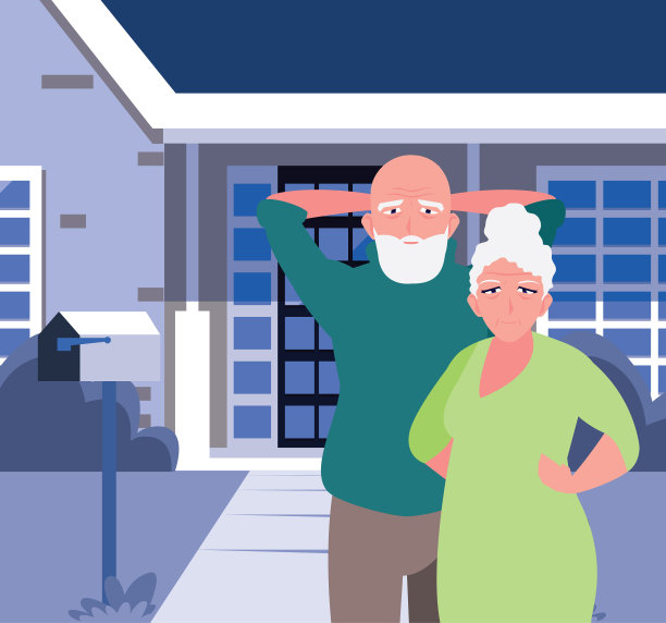 快乐爷爷奶奶日平设计图片下载