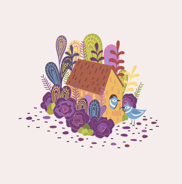 鸟的房子图片下载