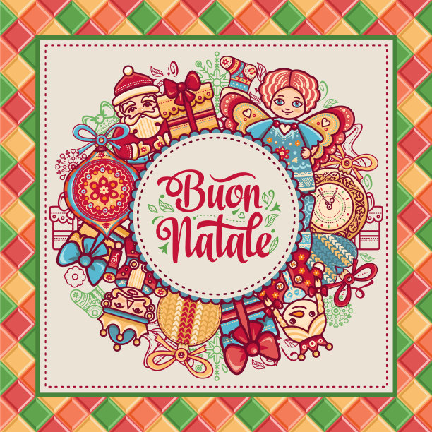 buon natale 圣诞模板图片下载