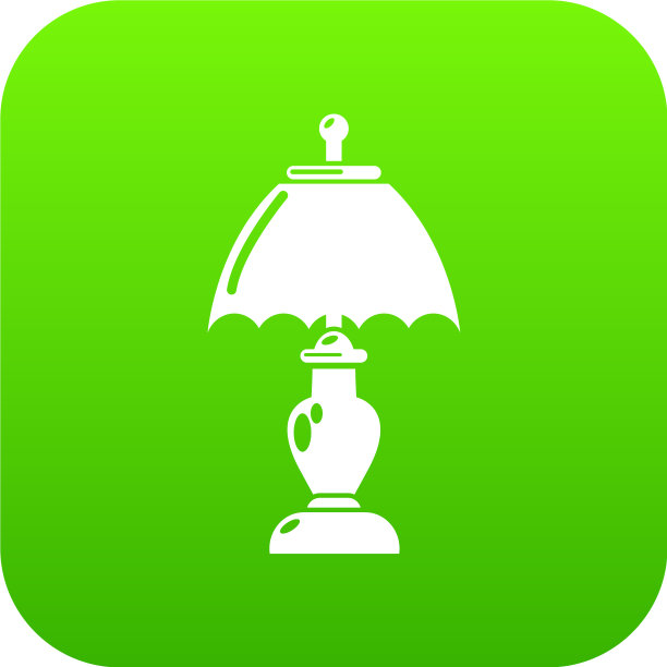 绿光灯图标图片下载