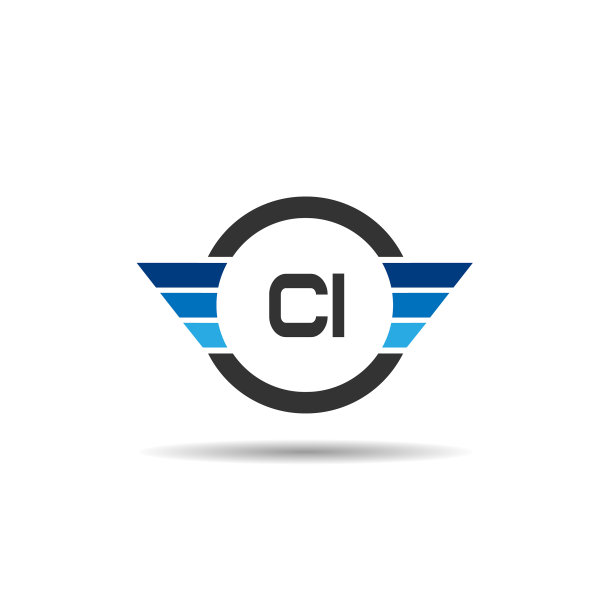 字母CI标志模板设计图片下载