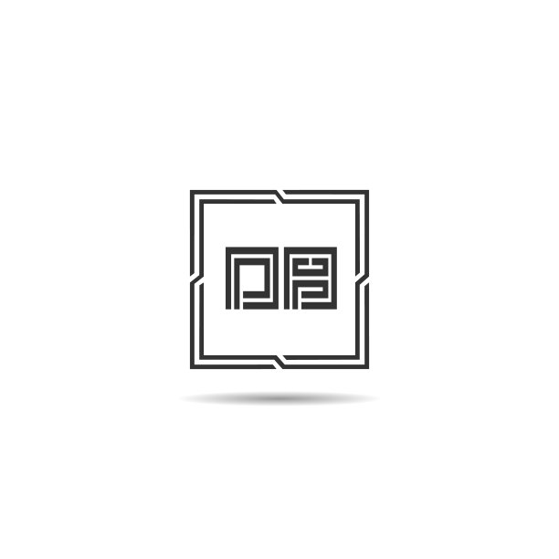 字母DB标志模板设计图片下载