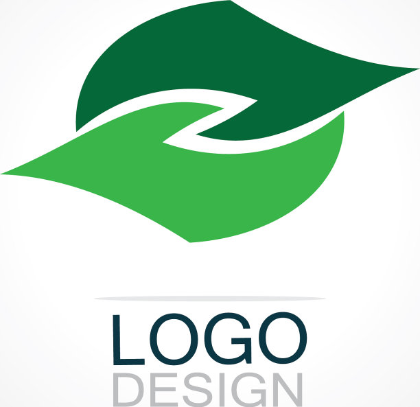 叶抽象的标志图片下载