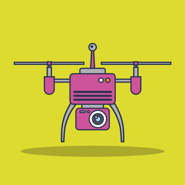 无人机技术空中监视视觉图片下载