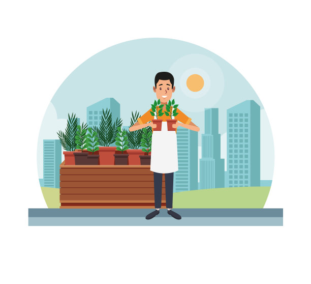 城市园艺购物图片下载