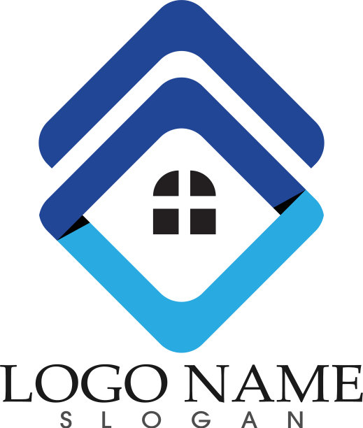房屋建筑Logo和符号图标模板图片下载