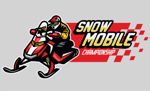 雪地摩托锦标赛设计图片下载