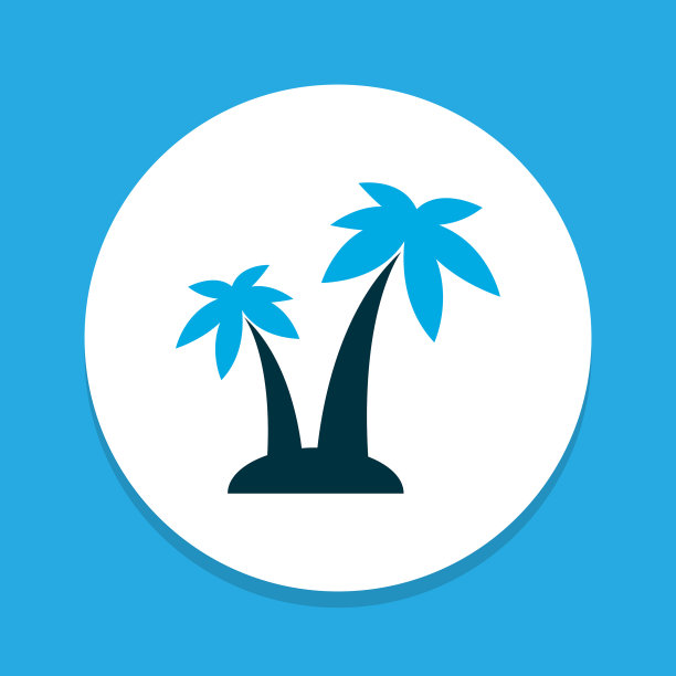 树图标彩色符号优质图片下载