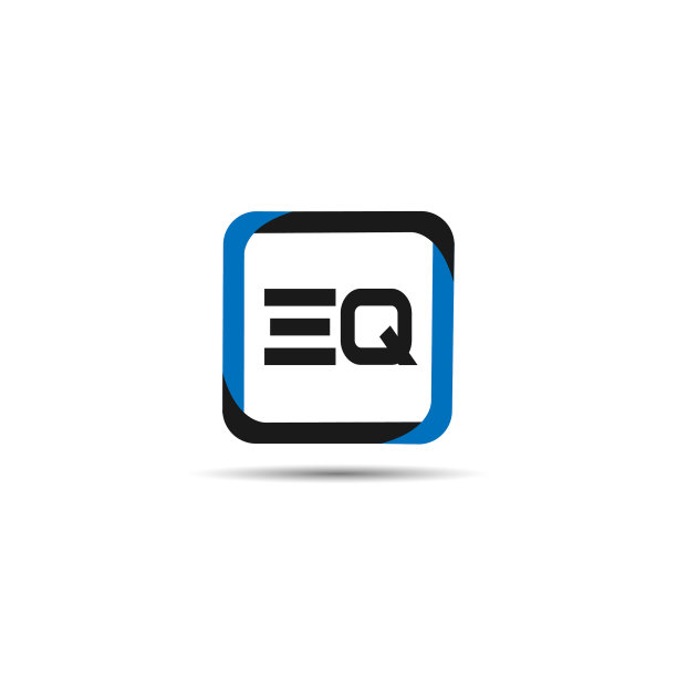 字母EQ标志模板设计图片下载