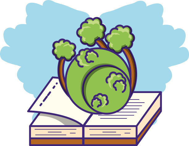 树木植物自然供给教科书图片下载