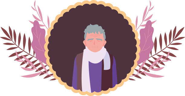 快乐爷爷奶奶日平设计图片下载